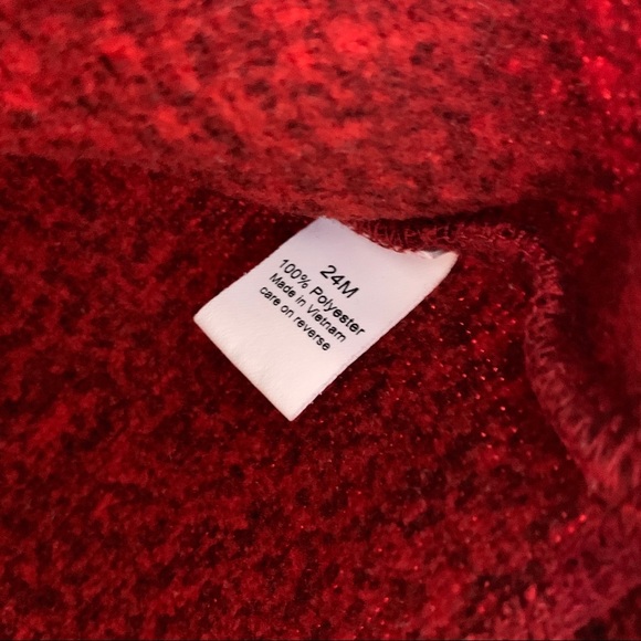 Jumping Beans- Red Sweater size 24M - Picture 7 of 7